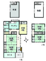 文園町【5DK+車庫】880万中古住宅 [K3804] 画像1