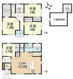 宝町 【4LDK】1890万中古住宅 [K3870] 画像1