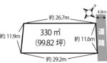 三瀬字堅田・300万土地[T2923] 画像1