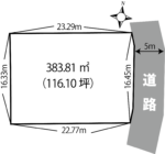 城北町【116坪】1280万土地[T3757] 画像1